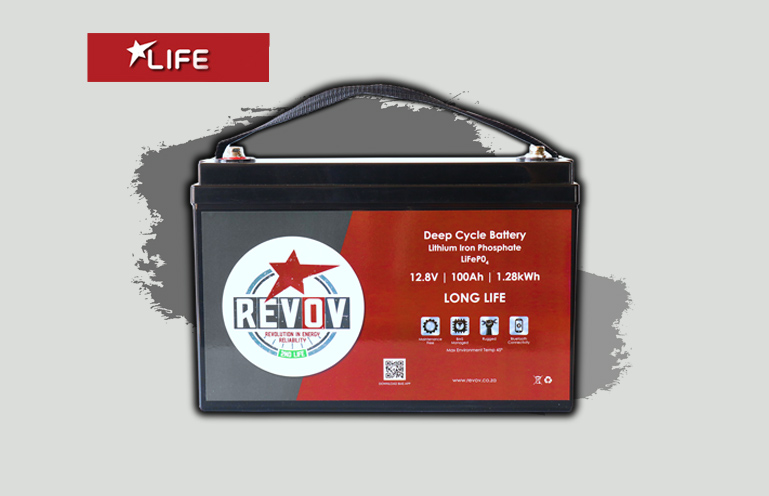 12V 100Ah REVOV